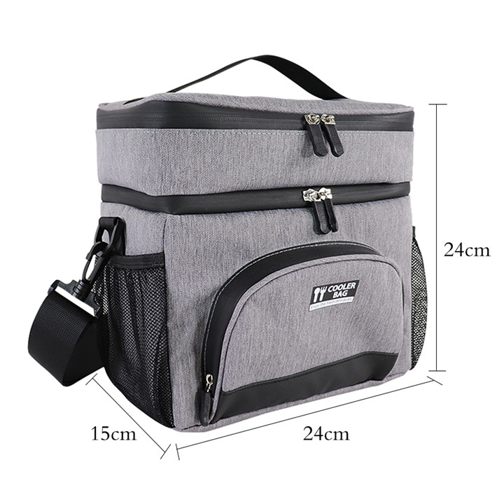 定制雙層錫箔保溫冰包牛津布便當包雙提手冰袋大容量